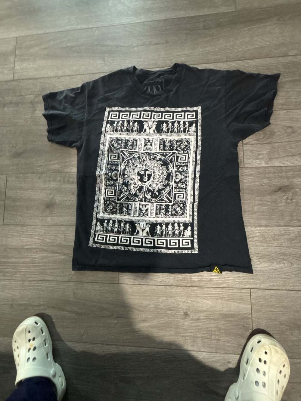 Last Kings Graphic T-Shirt Size L Black Egyptian Medusa